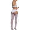 High Waist Garter Gloss Tights