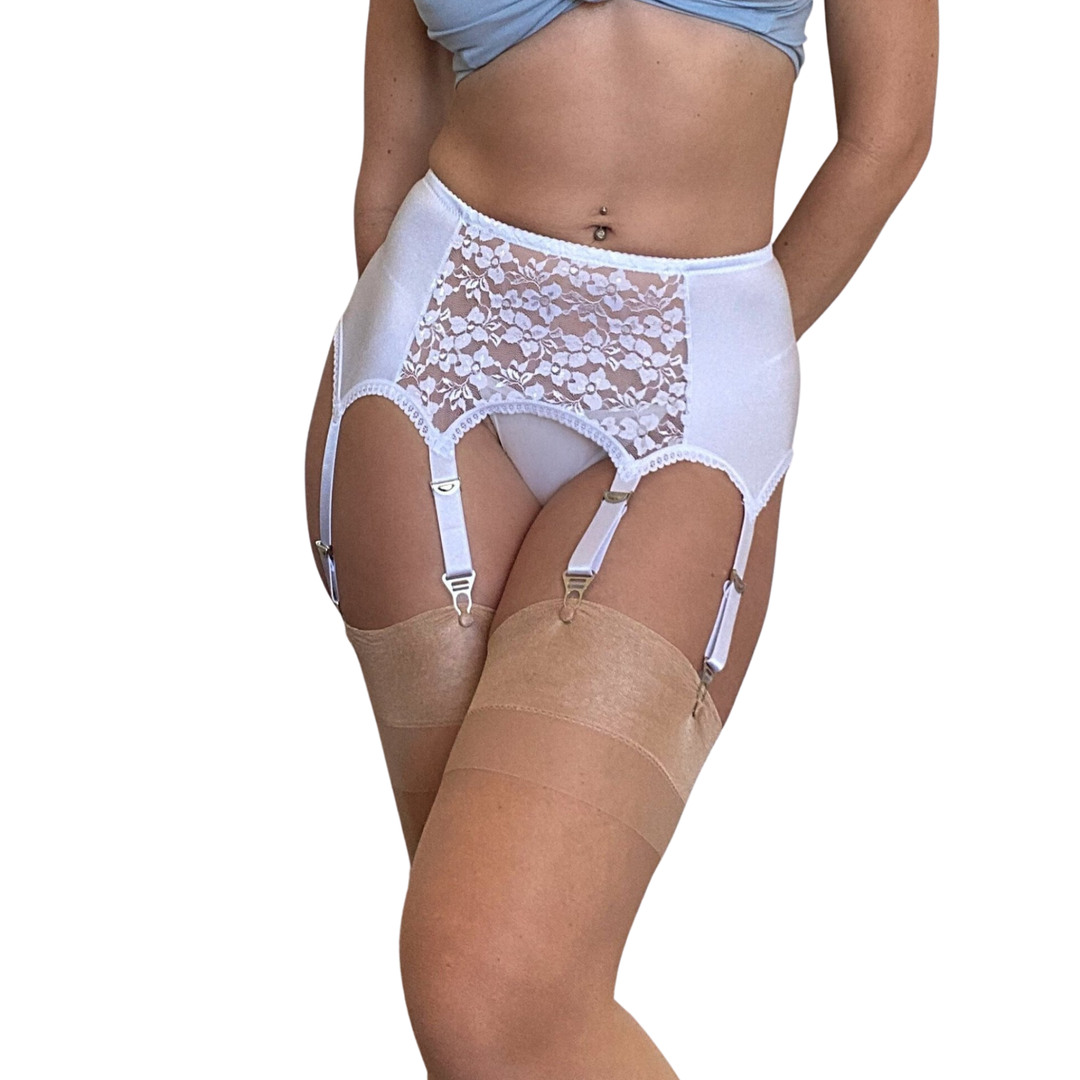 Hourglass 6 Metal Strap Garter Belt Hourglass 6 Metal Strap Garter Belt