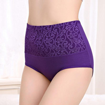 Cotton High-Waisted Shaping Brief - Mon Paradis 